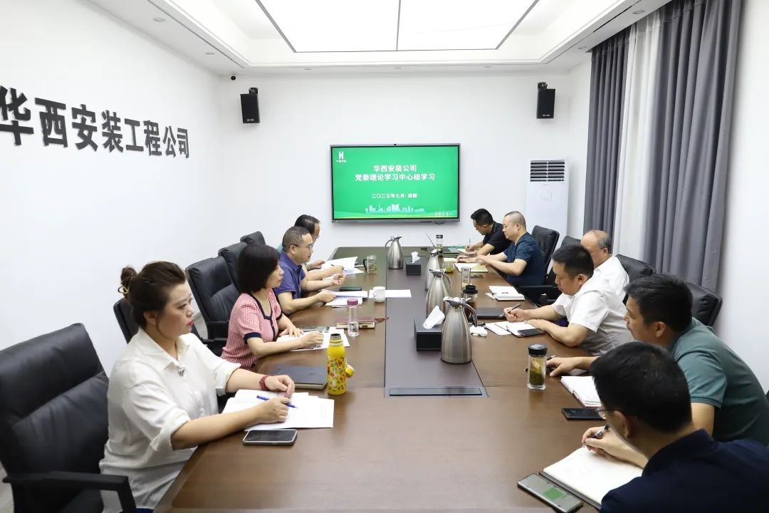 公司党委理论学习中心组开展学习贯彻习近平新时代中国特色社会主义思想主题教育专题学习